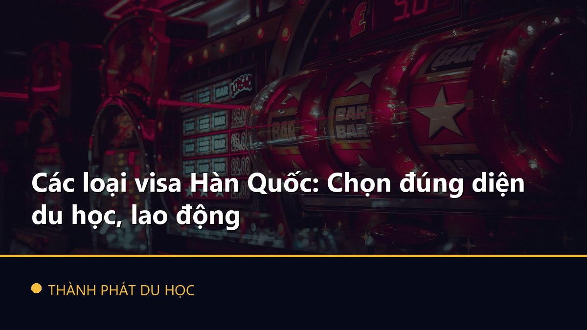 Các loại visa Hàn Quốc: Chọn đúng diện du học, lao động