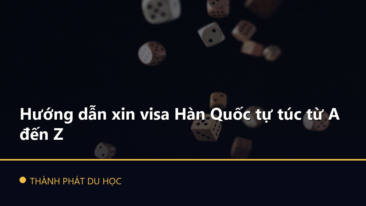 Hướng dẫn xin visa Hàn Quốc tự túc từ A đến Z