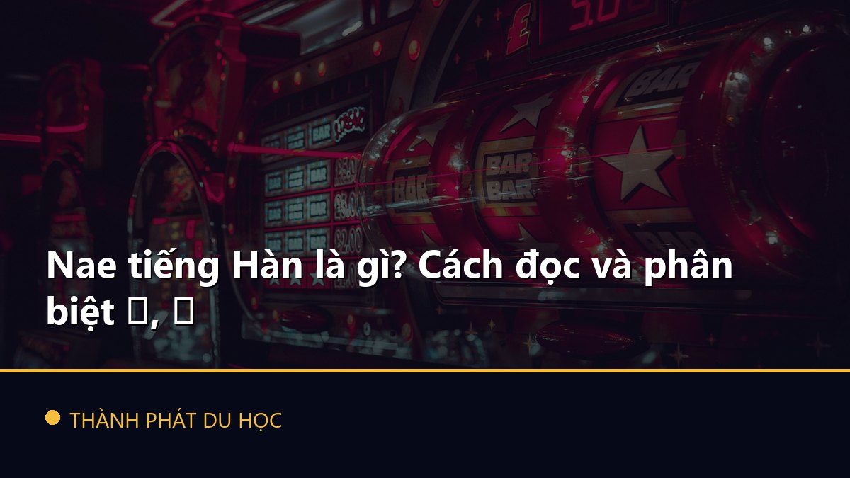 Nae tiếng Hàn là gì? Cách đọc và phân biệt 내, 네