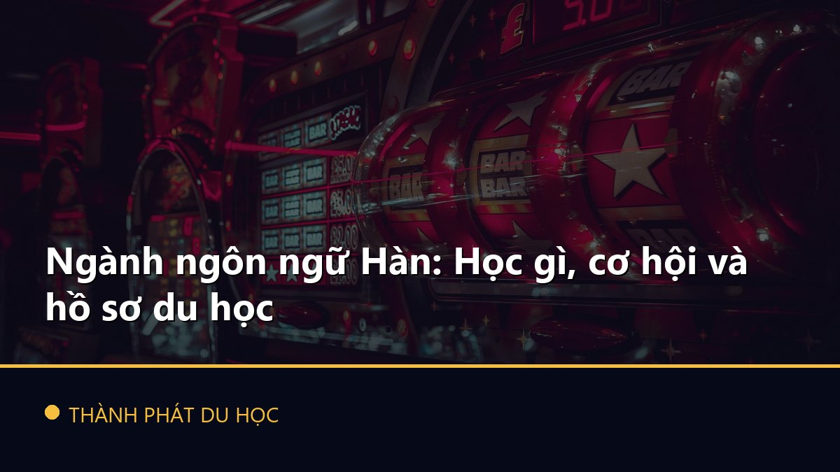 Ngành ngôn ngữ Hàn: Học gì, cơ hội và hồ sơ du học