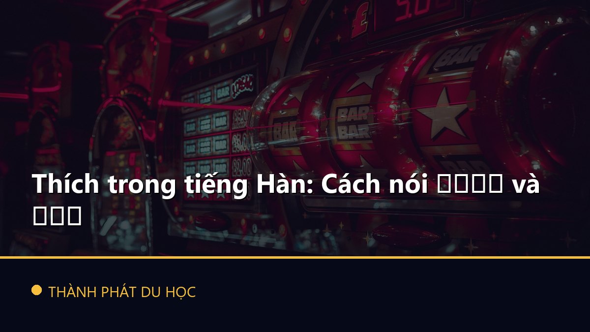 Thích trong tiếng Hàn: Cách nói 좋아하다 và 좋아요