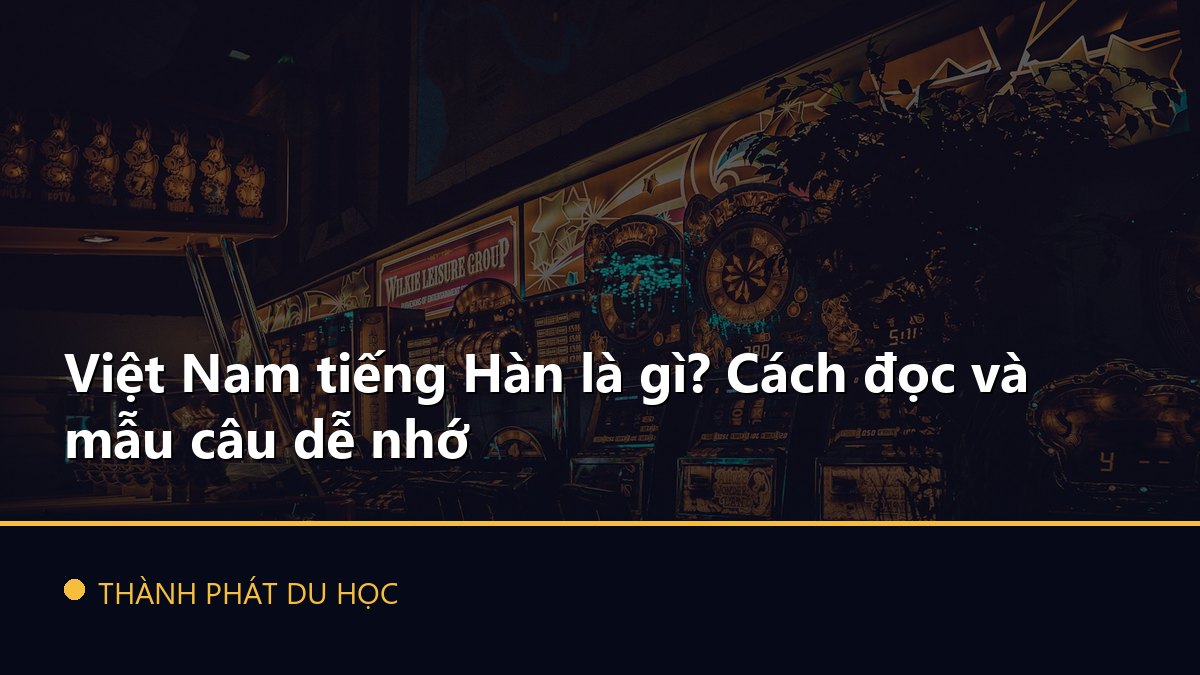 Việt Nam tiếng Hàn là gì? Cách đọc và mẫu câu dễ nhớ